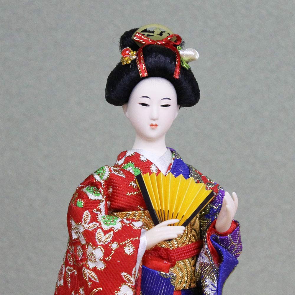 Amazon.co.jp: 日本人形 【 舞踊 舞妓 赤片袖 】SP-1676D-541 24センチ